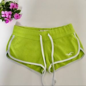 Hollister Lime green Short Shorts in size XS